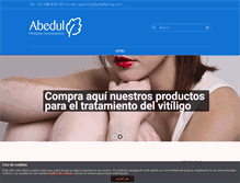 Tablet Screenshot of abedulfarma.com